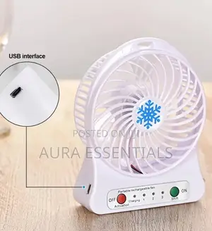 Silent Usb Rechargeable Portable Fan