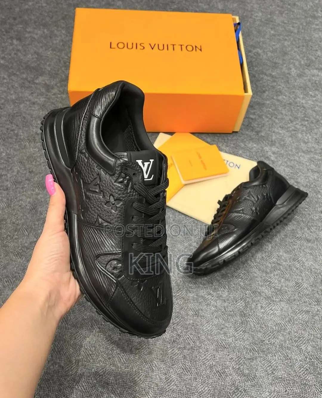 Louis Vuitton Runaway Sneaker. Monogram Embossed Leather