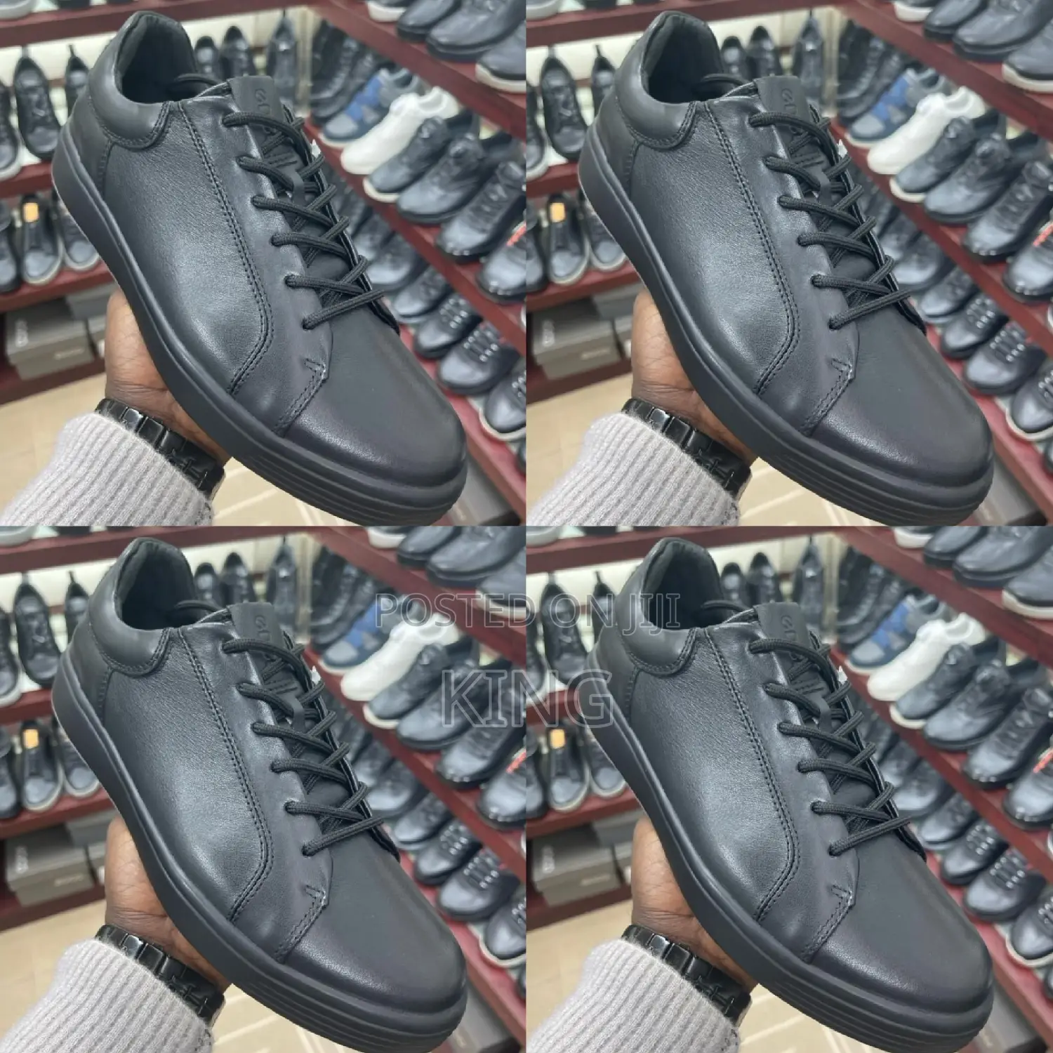 Ecco 7 All Black Sneaker
