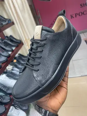 Leather Ecco 7 Lace Up Shoes