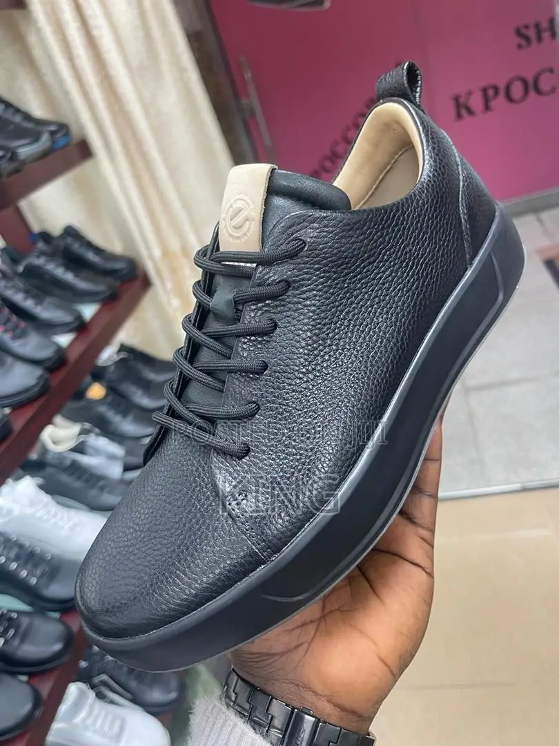 Leather Ecco 7 Lace Up Shoes