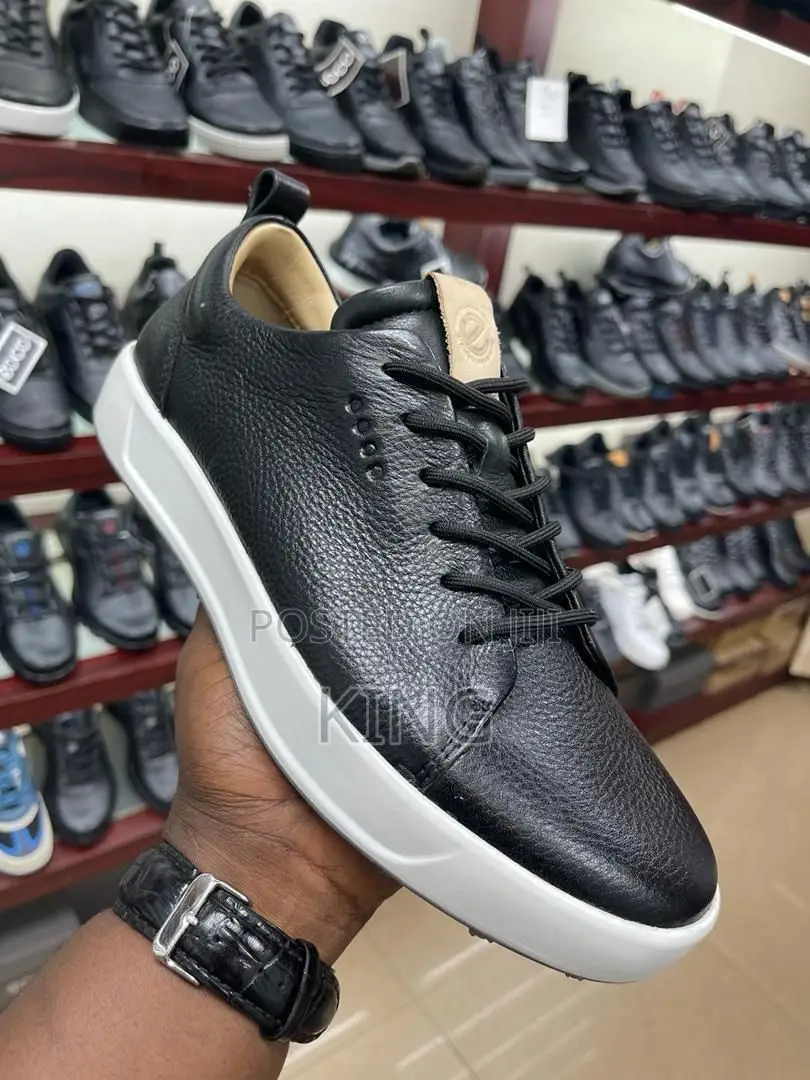 Leather Ecco 7 Lace Up Shoes