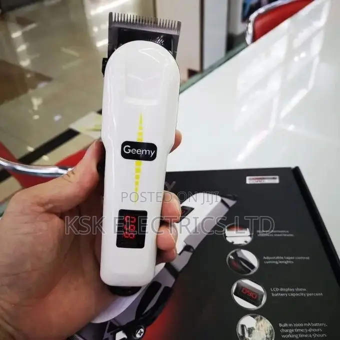 Geemy Rechargeable Shaving Machine , - White