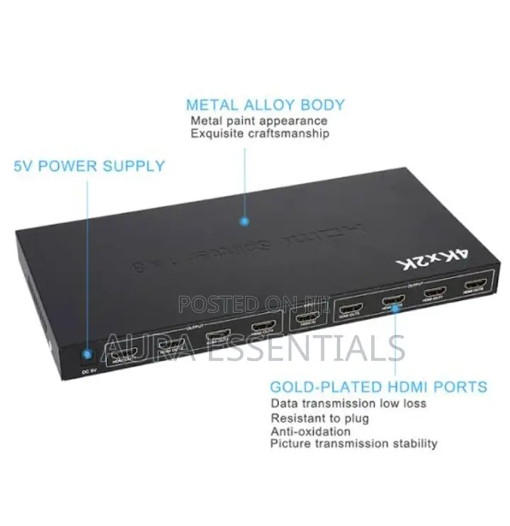 HD HDMI Splitter 1*8