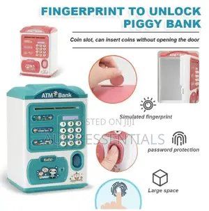 Money Bank With Password and Fingerprint Lock