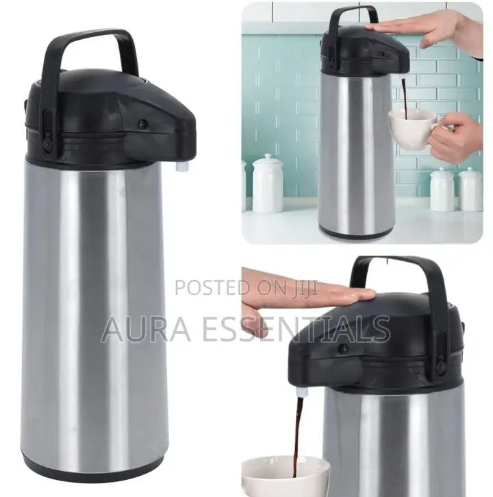 Stainless Steel Coffee or Tea 4litres Airport Vacuum Flask
