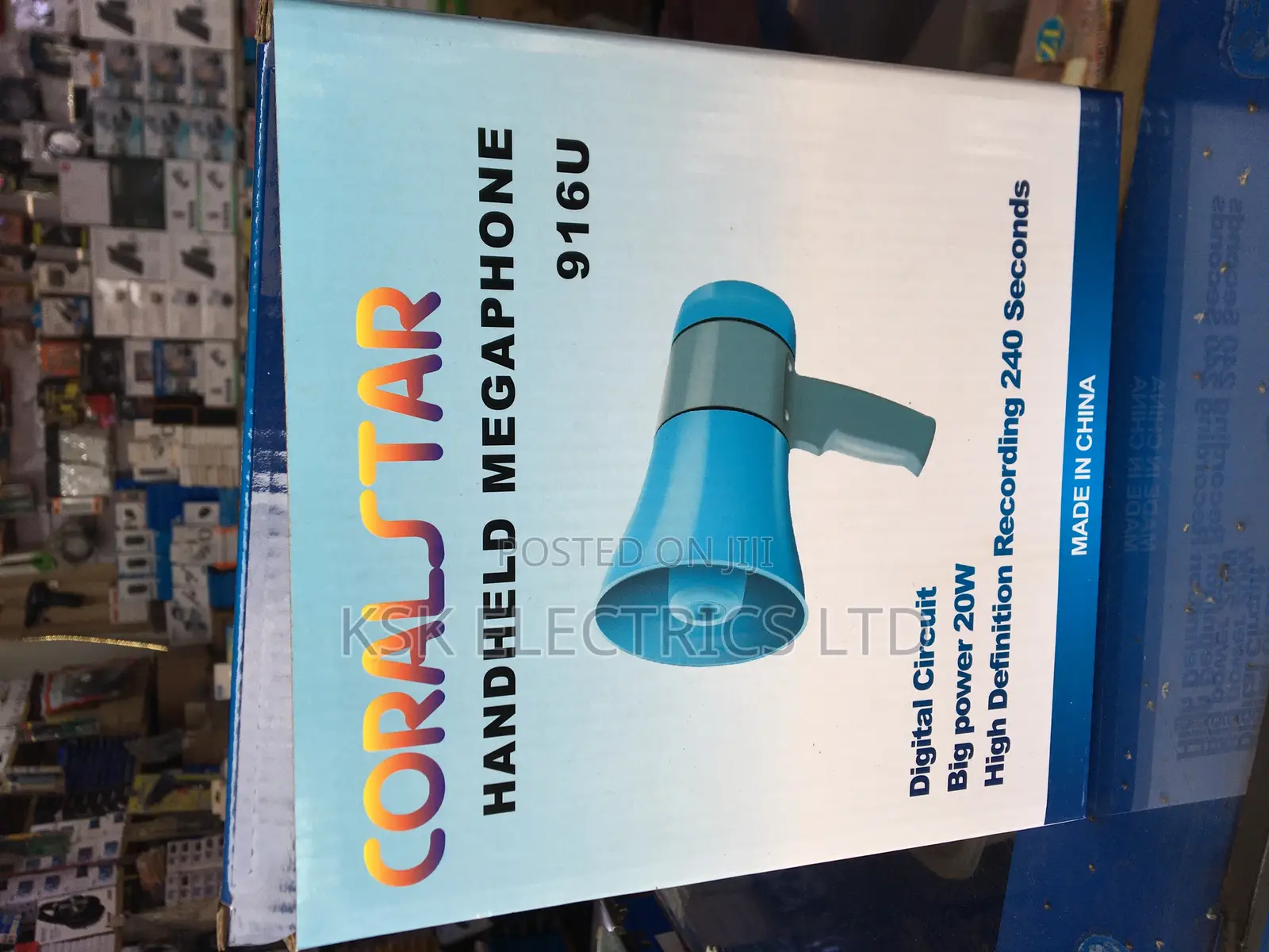 Handheld Megaphone With Recorder USB and Memory Card Input