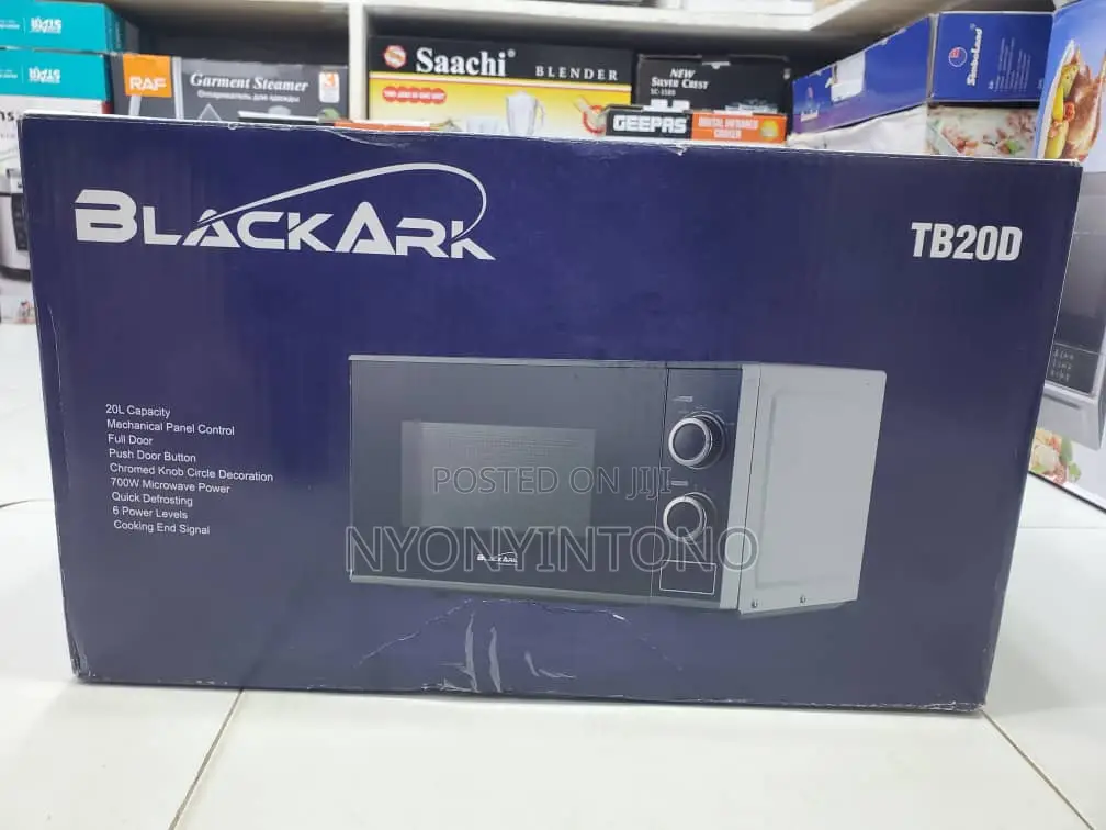 Black Ark Electric Microwave Oven With 1year Warranty.