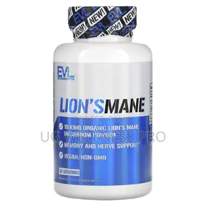 Evlution Nutrition, Lion's Mane, 60 Veggie Capsules