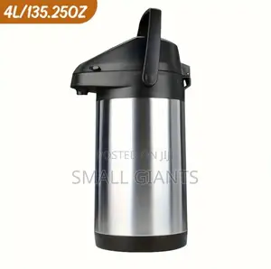 Stainless Steel Coffee or Tea Airport Vacuum Flask, 4ltrs