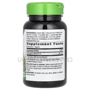Nature's Way, Vitex Fruit, 400 Mg, 100 Vegan Capsules
