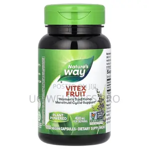 Nature's Way, Vitex Fruit, 400 Mg, 100 Vegan Capsules