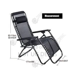 Incline Lounge Foldable Chair - Colour May Vary
