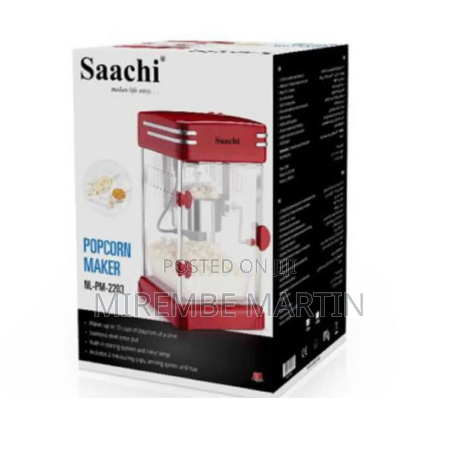Saachi Electric Popcorn Maker.