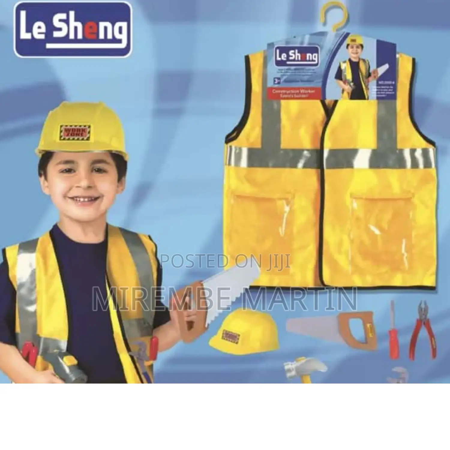Kids Construction Workers Costume.