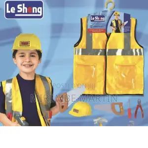 Kids Construction Workers Costume.