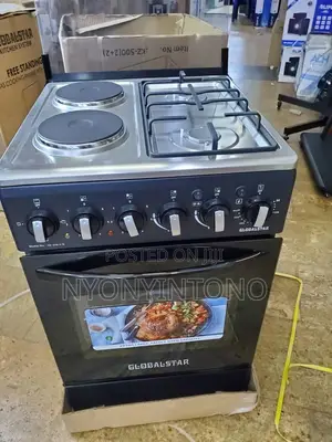 Globalstar 50*50 Cooker,2gas,2electric Hotplates Rotisserie
