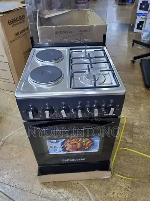 Global Star 2+2 Cooker With Electric Oven and Rotisserie.