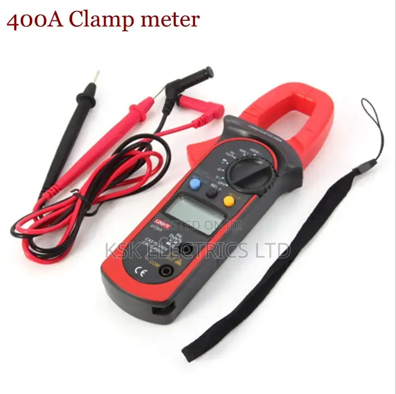 400A Ohm AC DC Volt Amp Data Hold Auto Range Clamp Meter