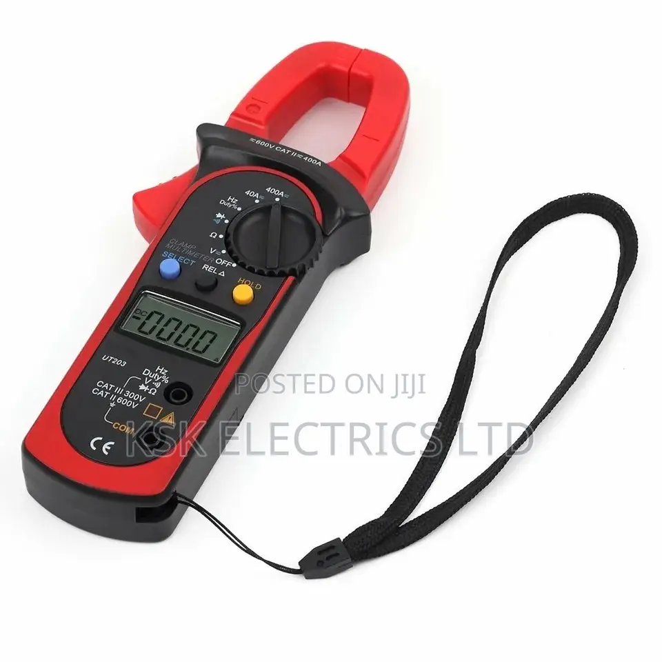 400A Ohm AC DC Volt Amp Data Hold Auto Range Clamp Meter