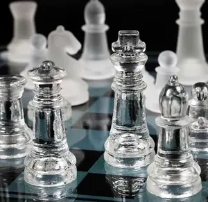 Glass Chess Kit Box