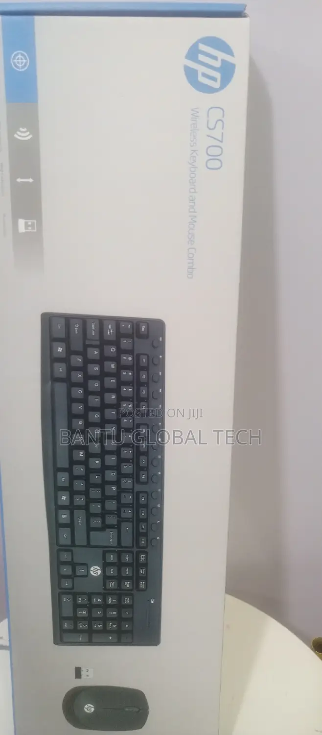 Original Hp Cs700 Wireless Keyboard Mouse Combo