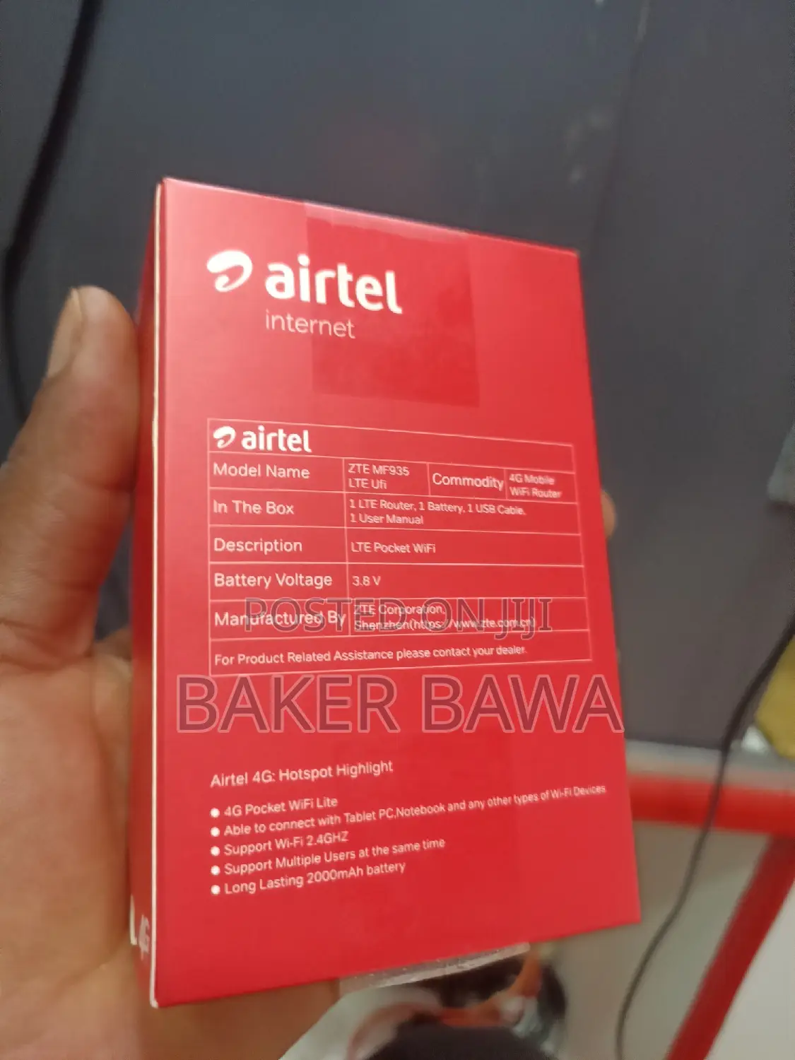 Unlocked Mifi Airtel 4G ZTE