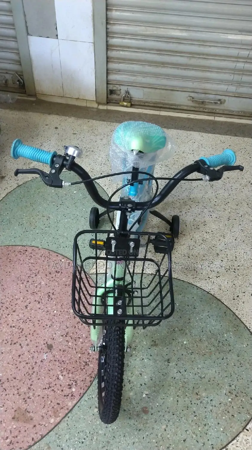Children's Bicycle,Training Wheels and Basket,3-12yrs