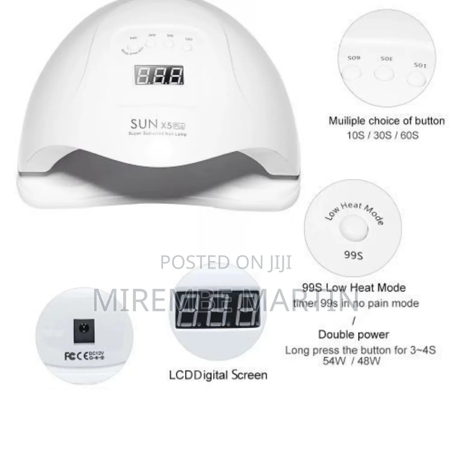 Uv Led SUN X5 Nail Dryer Machine.