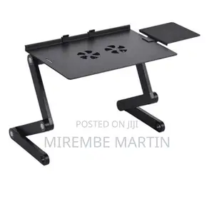 Foldable Adjustable Laptop Stand With Mouse Fan.