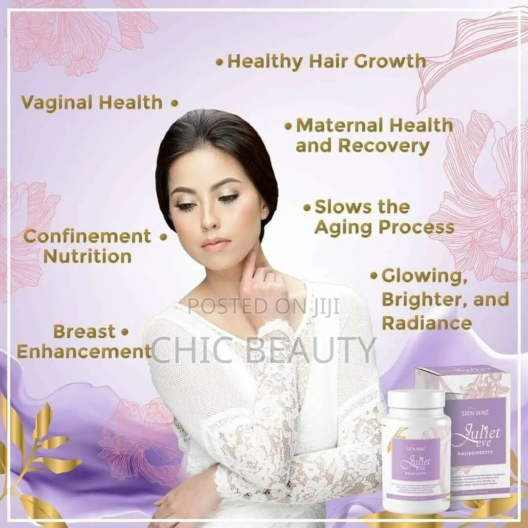 Satin Skinz Juliet Eve Beauty Supplement 500mg-60 Caps