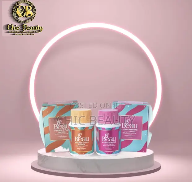 b beau l glutathione Satin Skinz B'Beau Set, L-Glutathione 60 Caps Vitamin C 60 Caps, Option:12 mL BPC-157 Ultra Probiotic - пептиди