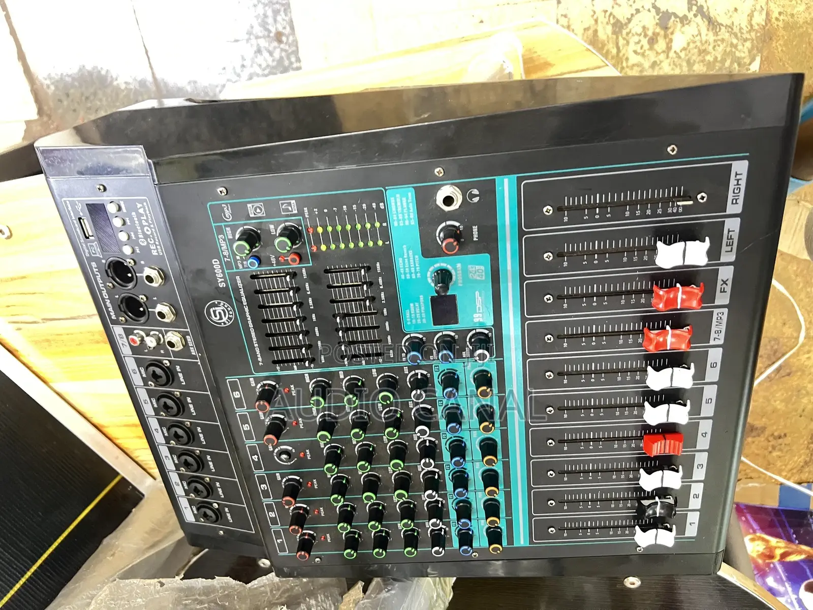 6 Channel Powerful Amp Mixer