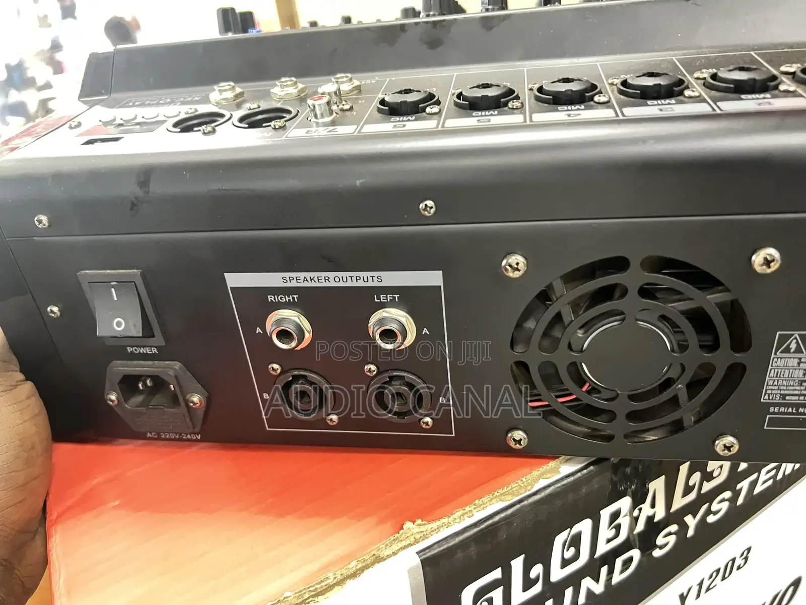 6 Channel Powerful Amp Mixer