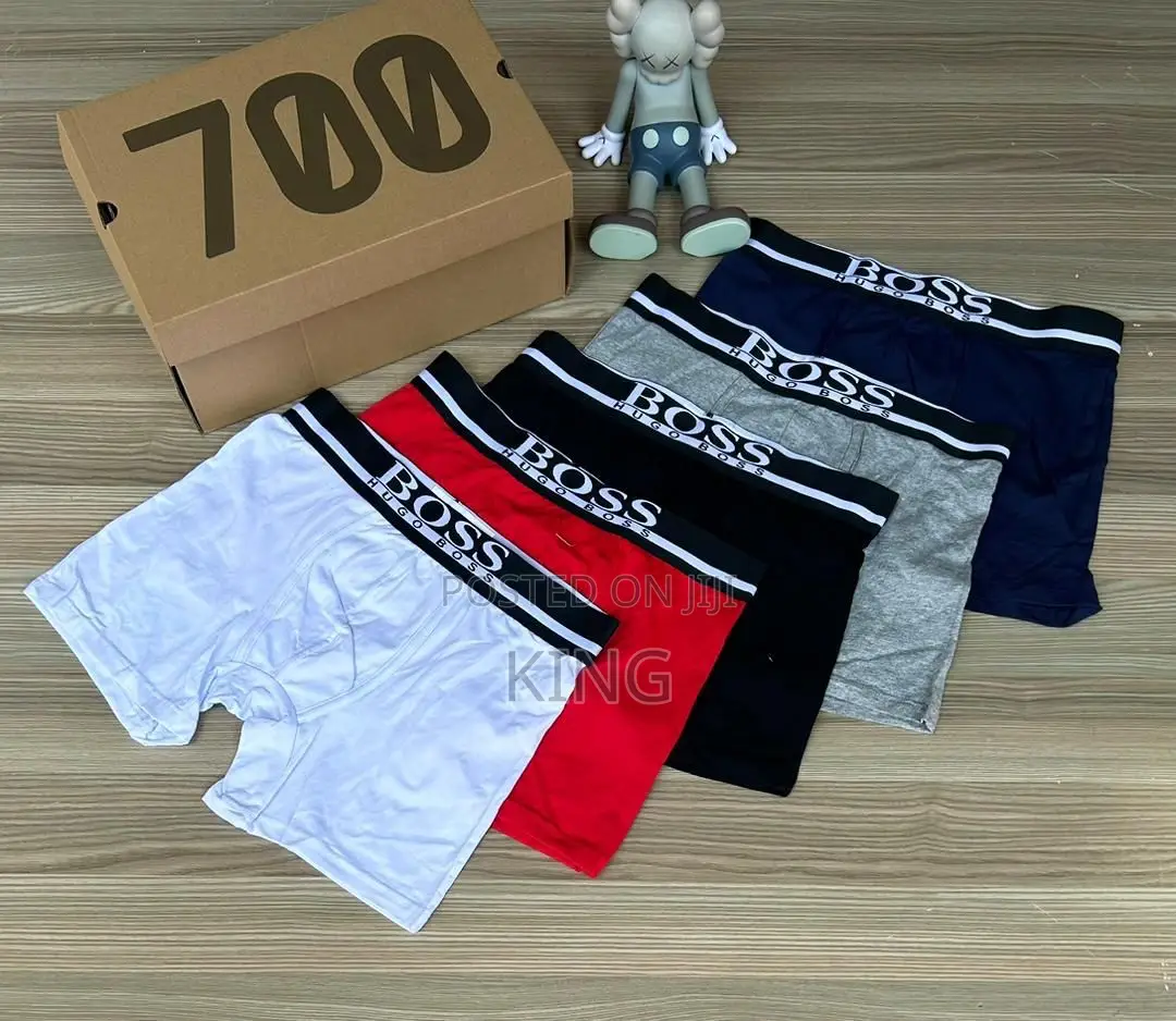 Boss or Lacoste Men Boxer Set. 5pcs