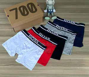 Boss or Lacoste Men Boxer Set. 5pcs