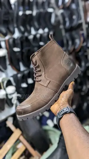 Timberland Dark Brown Boots Pure Leather