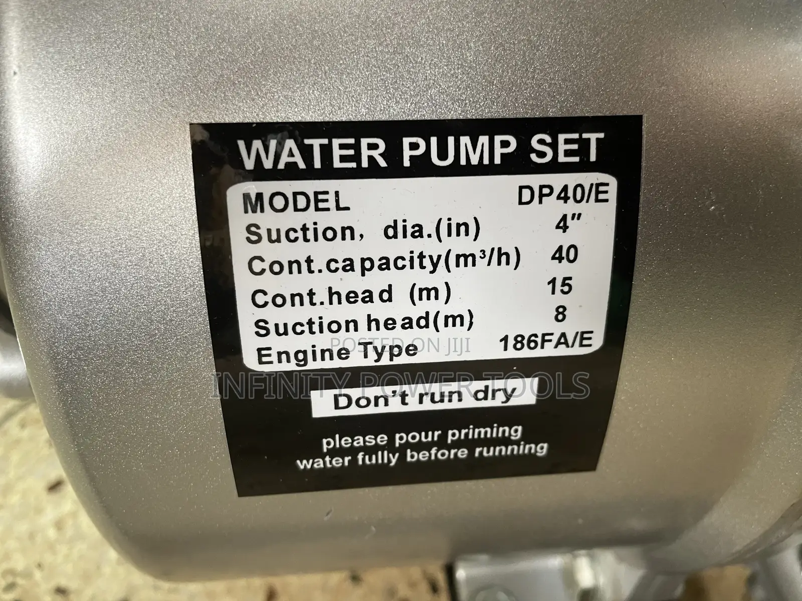 4” Water Pump Easy Power