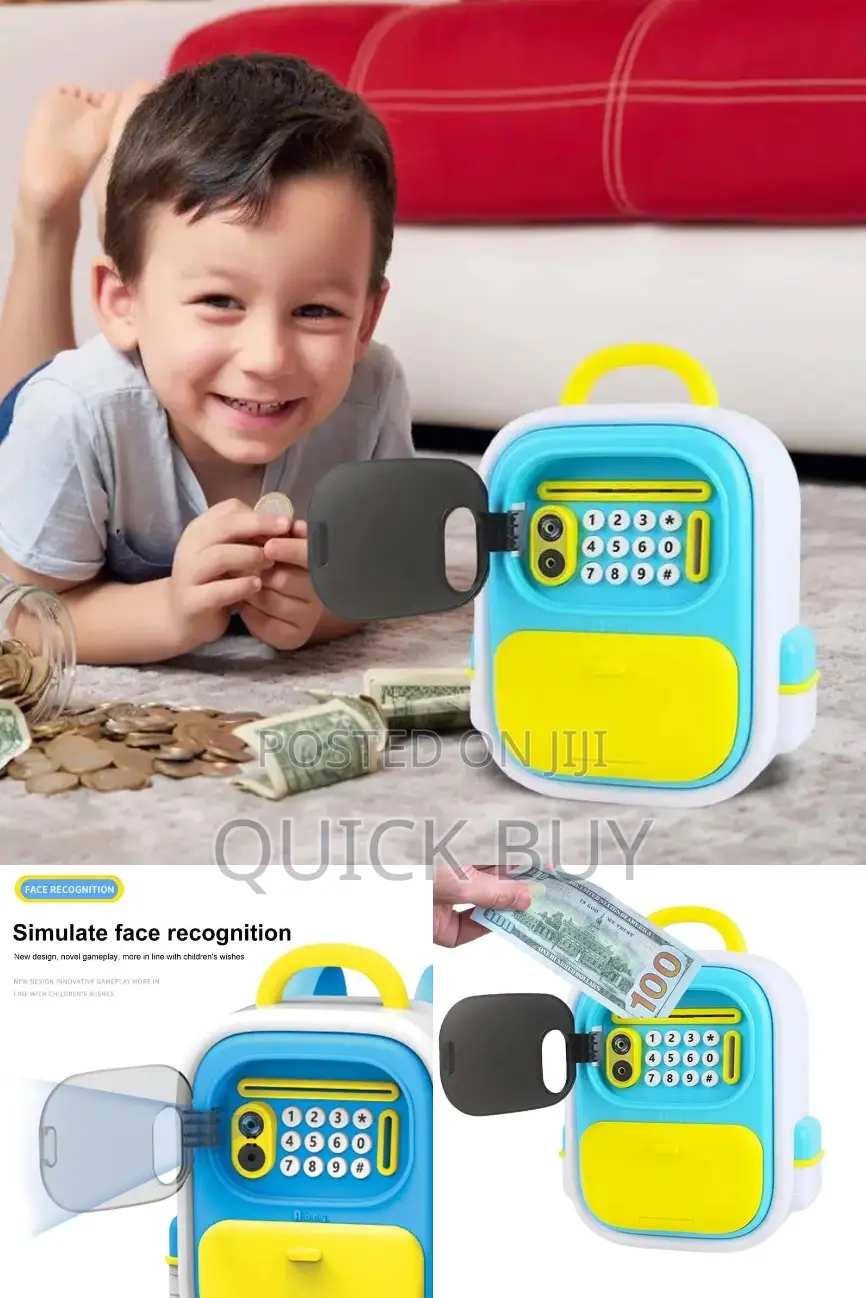 Face Recognition Musical Money Safe Kids Piggy Savings