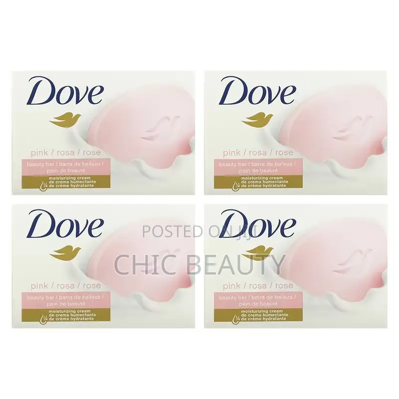 Dove, Beauty Bar Soap With Deep Moisture Pink 106g Authentic