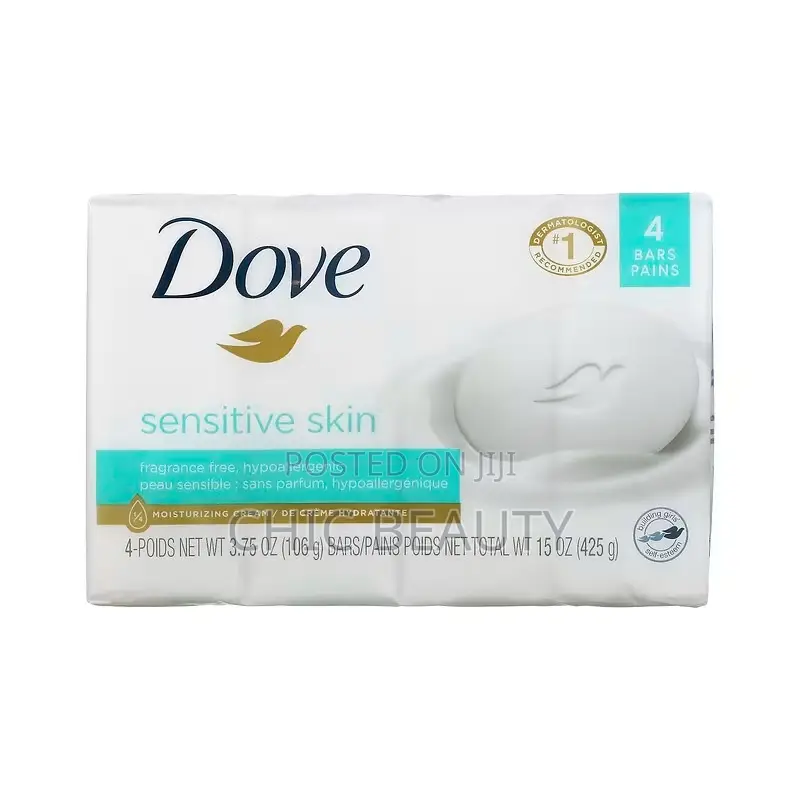 Dove, Beauty Bar Soap, Sensitive Skin,106g, Authentic