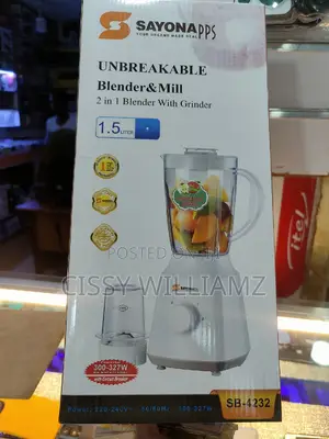 Sayona Blender/Electric Blender/2in1 Blender/1.5l Blender