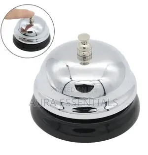 Premium Silver Vintage Ringing Bell
