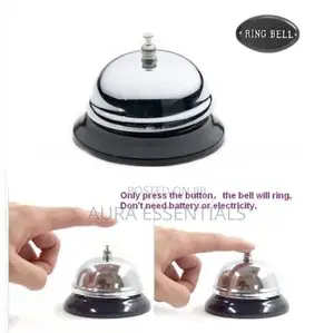 Premium Silver Vintage Ringing Bell