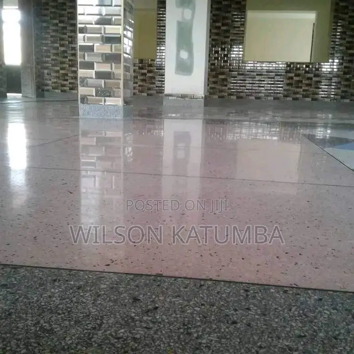 Clear Terrazo Flooring