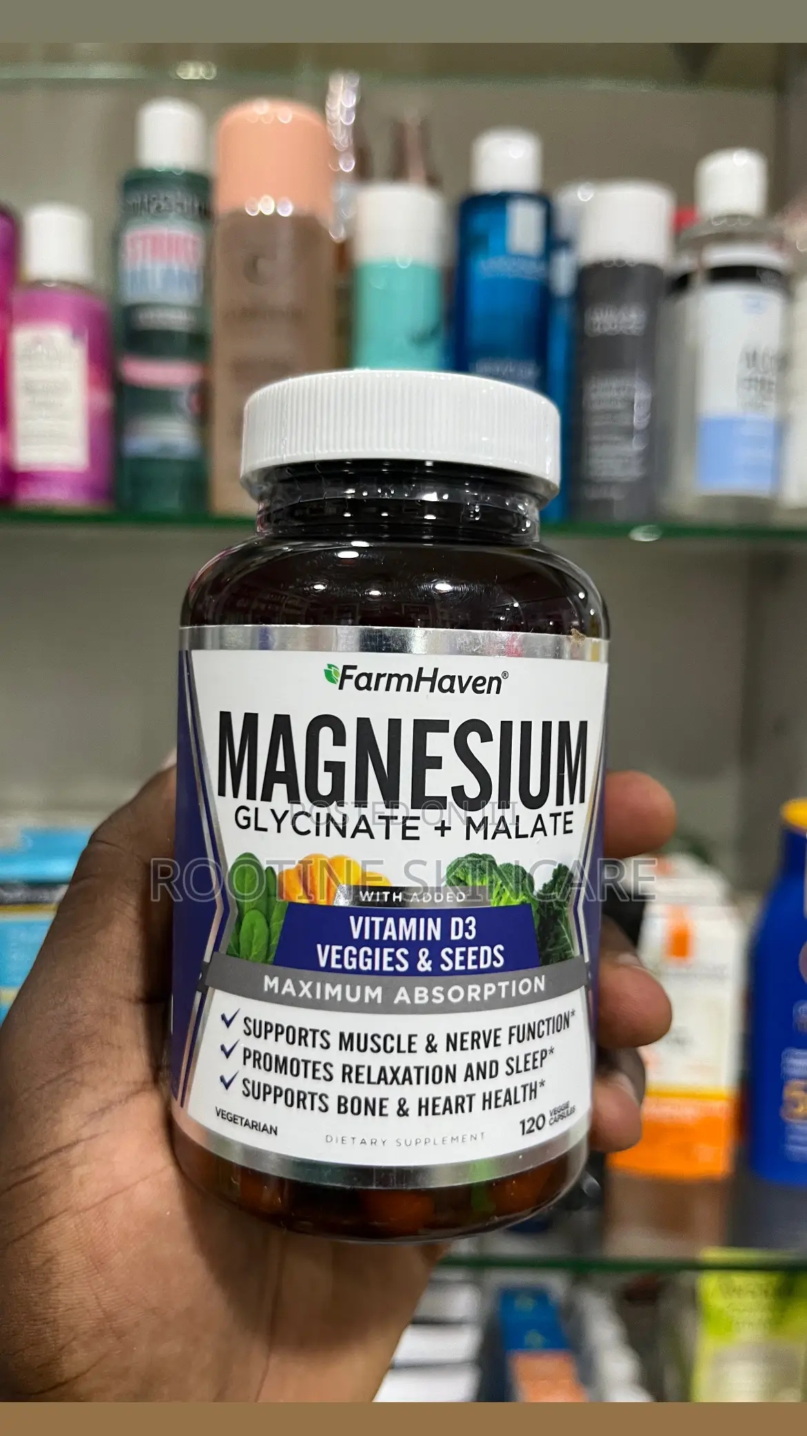Farm Heaven Magnesium Gylcinate + Malate Vitamin D