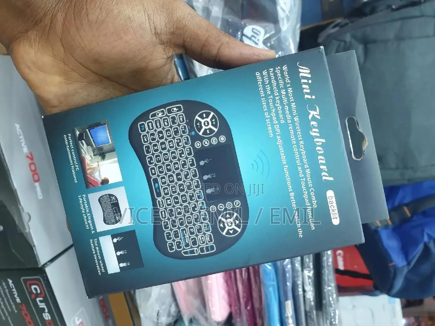 Multi-Media Remote Control and Touch Pad Function