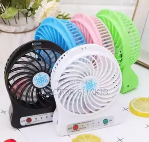 Multicolor Mini Portable Rechargeable USB Fan