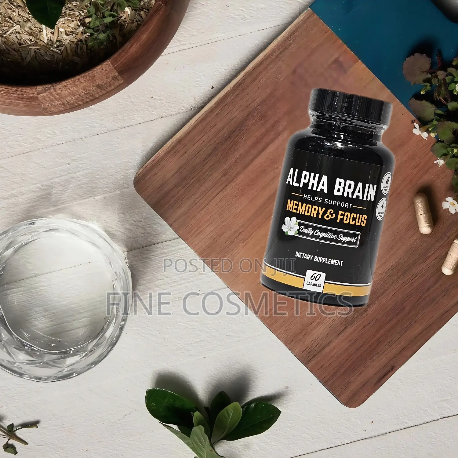 ALPHA BRAIN BOOSTER Memory Loss + Mental Focus Support Pills