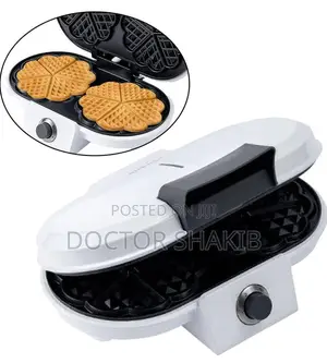 New Professional Silver Crest Double Waffle Maker